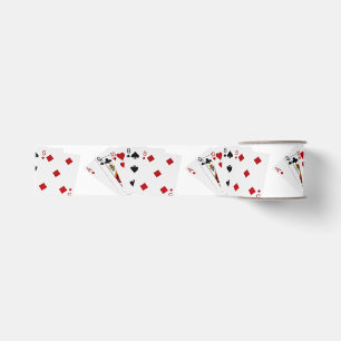 Poker Hands - High Card - Ace Grosgrain Ribbon