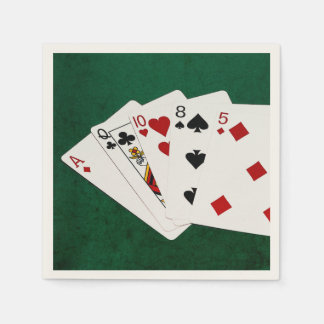 Poker Hands - High Card - Ace Napkin