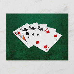 Poker Hands - High Card - Queen