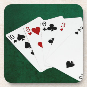 Poker Hands - High Card - Ten Coaster