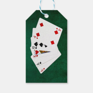 Poker Hands - One Pair - Ace Gift Tags