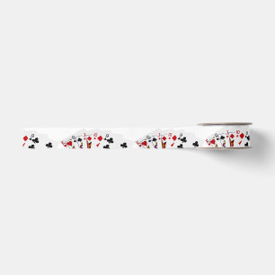 Poker Hands - Straight - King To Nine Grosgrain Ribbon