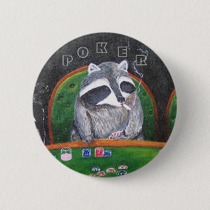 Poker King 2 Inch Round Button