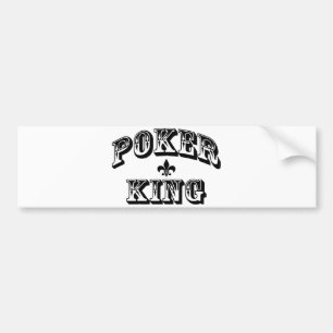 Poker King Bumper Sticker