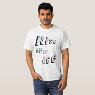 Poker Kiss My Ace, Funny Mens White T-shirt