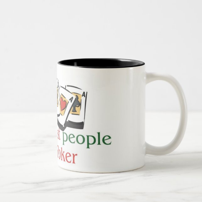 Poker Lover's two tone mug (Right)