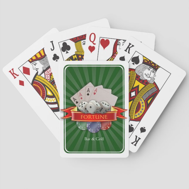 Poker Mania - Cards, Dices, Chips Playing Cards (Back)