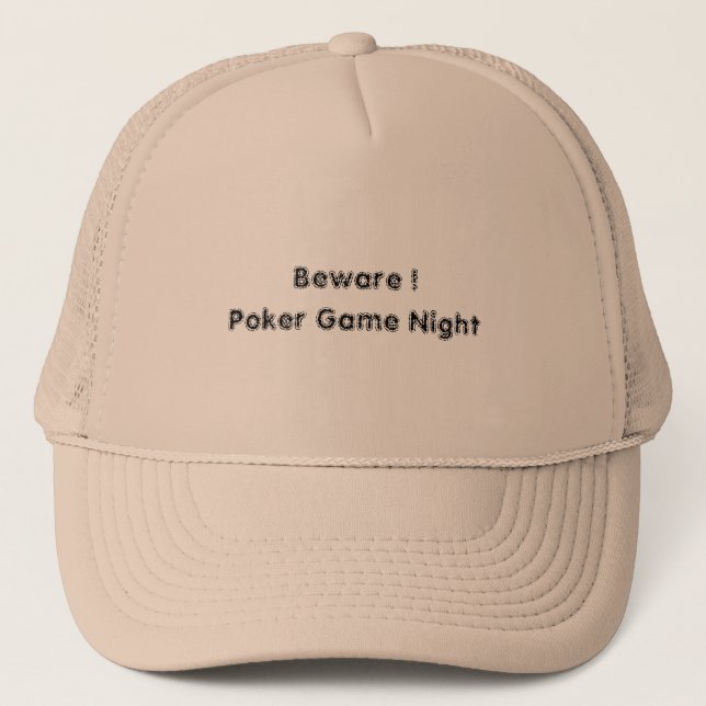 Poker Night Hat (Front)