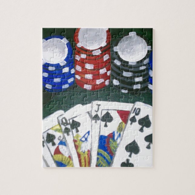 Poker Night Jigsaw Puzzle (Vertical)