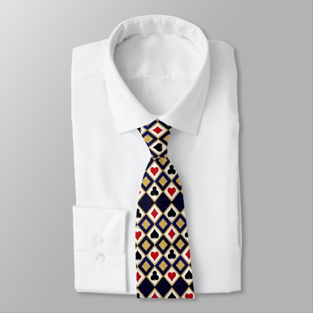 Poker Night Tie One On Casino Tie (Tied)