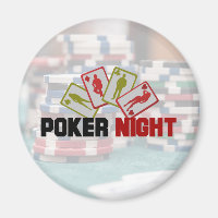 Poker Night with Playing Cards and Poker Chips