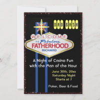 Poker Party New Daddy Baby Shower