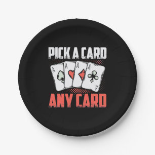 Poker Pick A Card Any Card Paper Plate