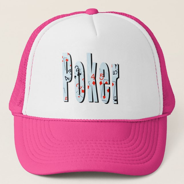 Poker Picture Logo, Trucker Hat (Front)