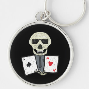 Poker Player Aces Keychain
