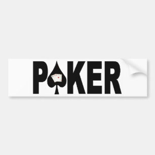 POKER Player Bumper Sticker