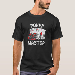 Poker Player Gamble Casino Cards Bet Texas Hold Em T-Shirt