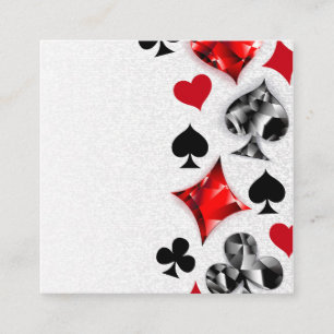 Poker Player Gambler Playing Card Suits Las Vegas