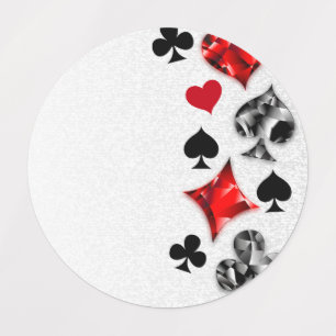 Poker Player Gambler Playing Card Suits Las Vegas