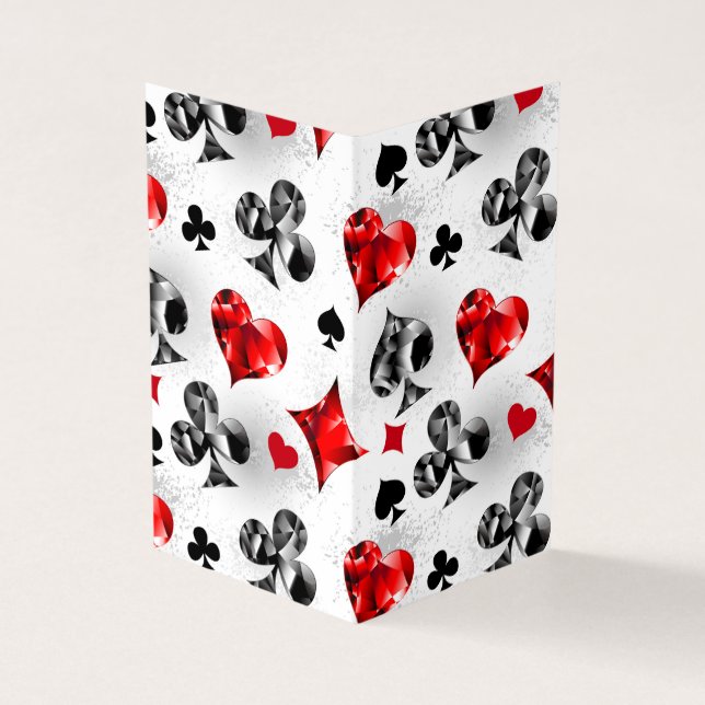 Poker Player Gambler Playing Card Suits Las Vegas (Outside)