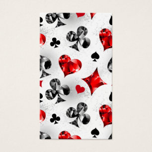 Poker Player Gambler Playing Card Suits Las Vegas