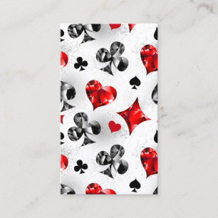 Poker Player Gambler Playing Card Suits Las Vegas