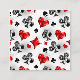 Poker Player Gambler Playing Card Suits Las Vegas