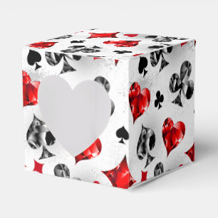 Poker Player Gambler Playing Card Suits Las Vegas Favor Box