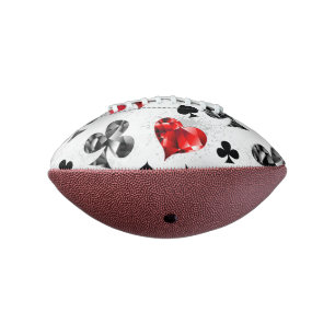 Poker Player Gambler Playing Card Suits Las Vegas Football