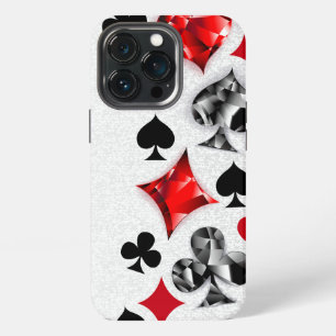 Poker Player Gambler Playing Card Suits Las Vegas iPhone 13 Pro Case