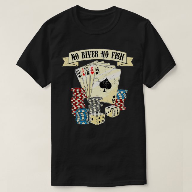 Poker Player  Teas Hold'Em Poker Premium  T-Shirt (Design Front)