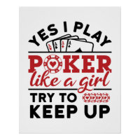 Poker Player Women Play Poker Like a Girl