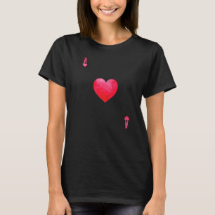 Poker playing Card Ace of Hearts T-Shirt