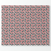 Poker Playing Card Suit Pattern Wrapping Paper (Flat)