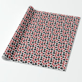Poker Playing Card Suit Pattern Wrapping Paper (Unrolled)