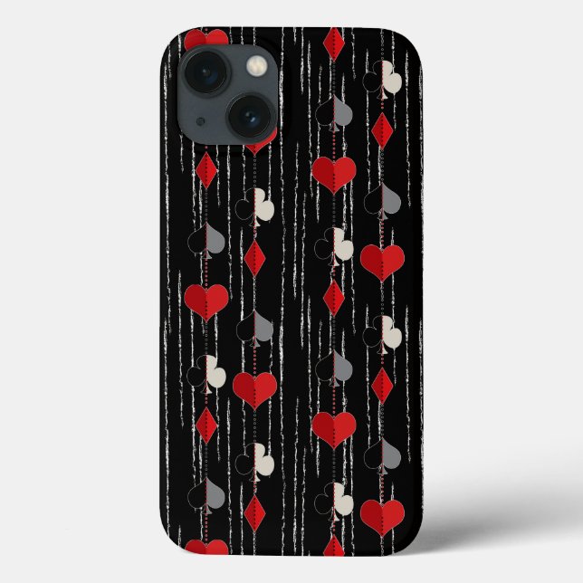 Poker playing card symbols. Case-Mate iPhone case (Back)
