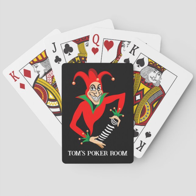 Poker Playing Cards - Customizable - Poker Joker (Back)