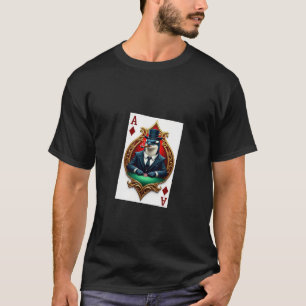 Poker Playing Gangster Gambling Orca Killer Whale T-Shirt
