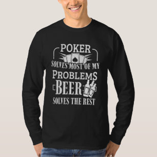 Poker Poker Card Player Gambling Gambler Poker Car T-Shirt