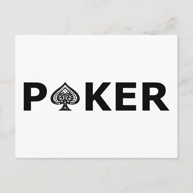 Poker Postcard (Front)