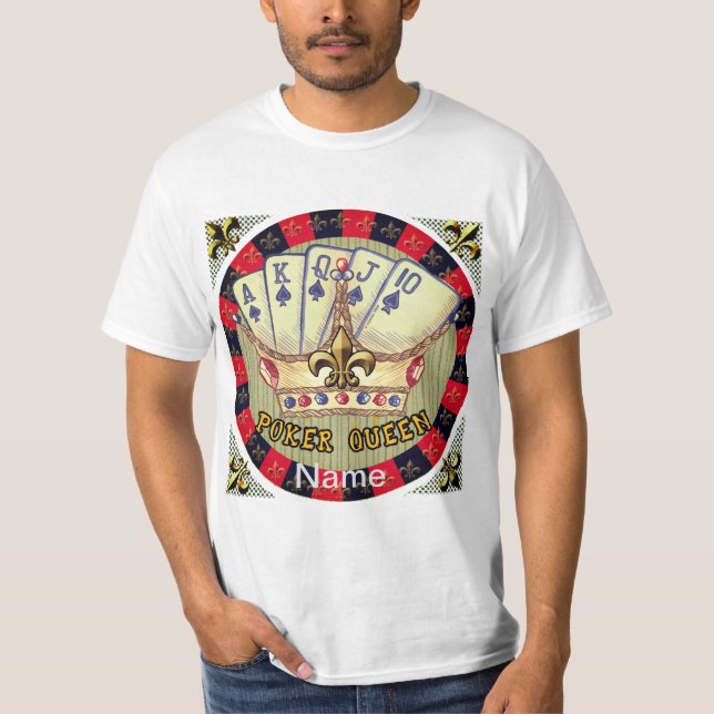 Poker Queen t-shirt (Front)