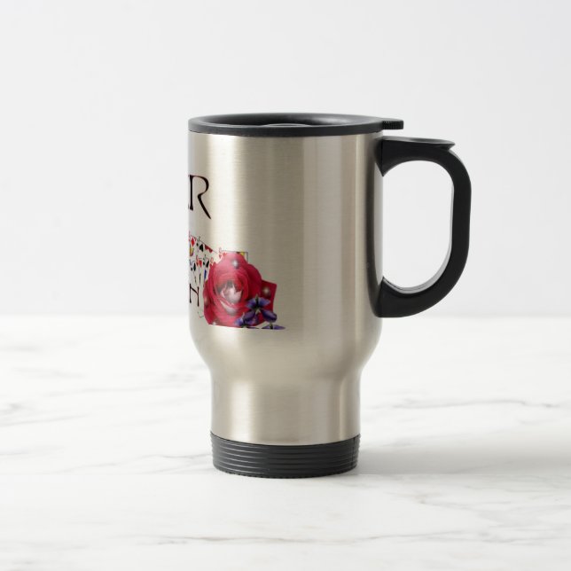 Poker Queen Travel Mug (Right)