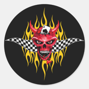 Poker Racing Team Sticker