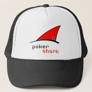 poker shark trucker hat