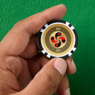 Poker suits chips