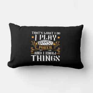 Poker That Is What I Play Lumbar Pillow