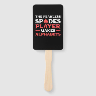 Poker The Fearles Spades Player Hand Fan