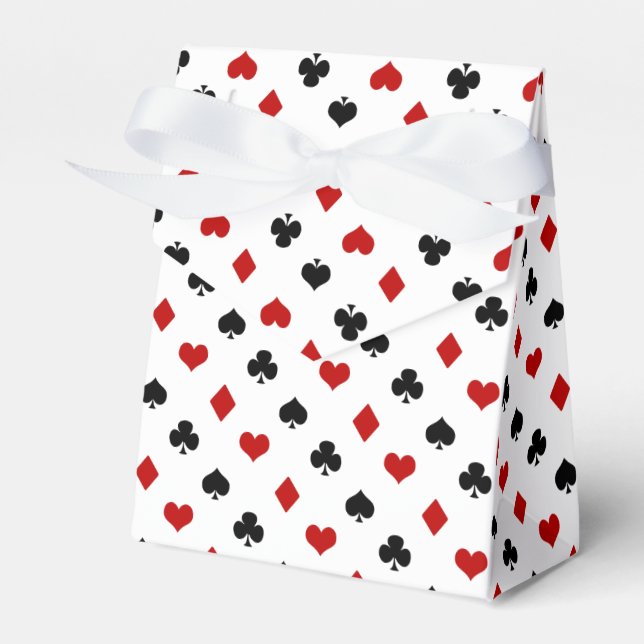 Poker Theme | Playing Card Theme Favor Box (Front Side)
