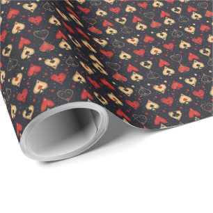 Poker Themed Playing Cards Gift Wrapping Paper 