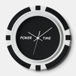 Poker Time Black White Chips